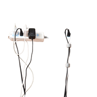P-type pengencang tali pengikat kabel dengan perekat, Earphone pengisi daya kabel USB untuk ponsel