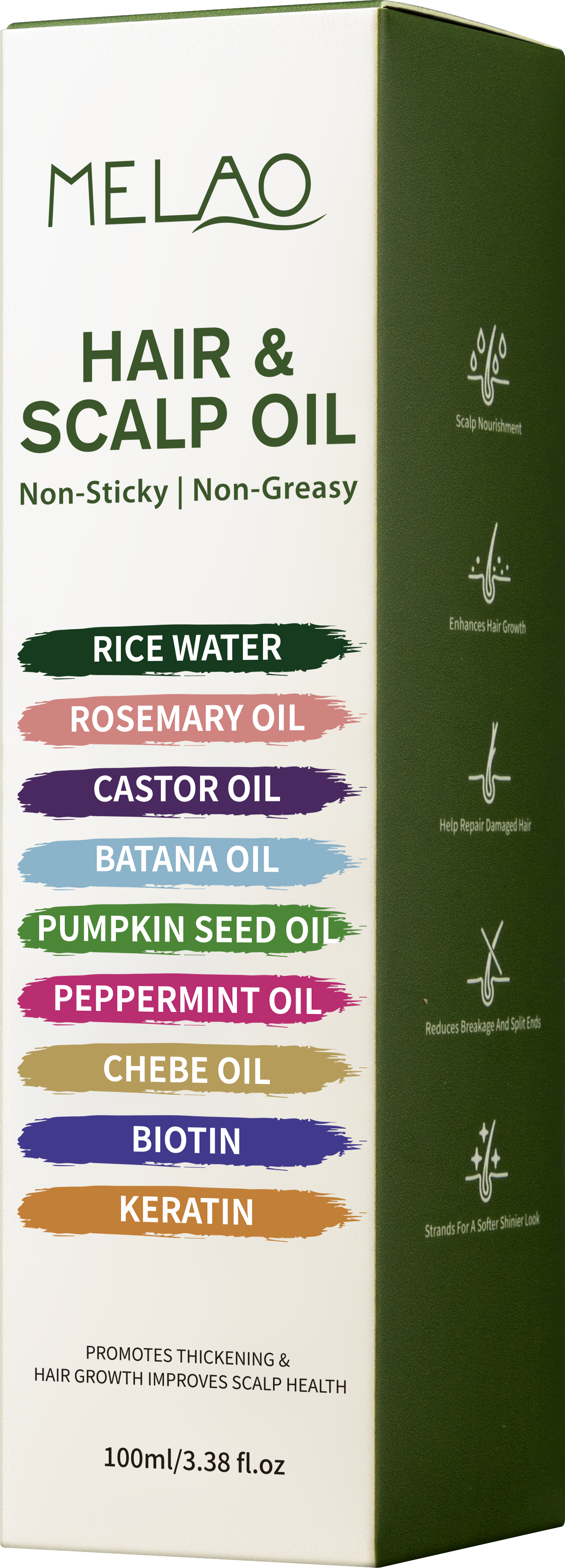 น้ำมันบำรุงผมและหนังศีรษะ 9 อิน 1 ขนาด 100 มล.