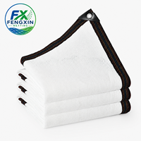 Filet d'ombrage blanc en HDPE résistant aux UV, à haute opacité, imperméable, pour serres agricoles