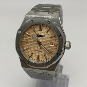 Montres mécaniques pour hommes de luxe SEILOCE NH35 Automatic Movt 904l en acier inoxydable - Product Image 2