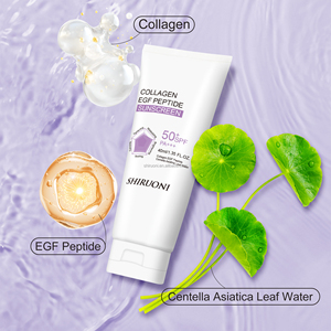 Venta al por mayor de etiqueta privada personalizada protección UV calmante Centella Egf péptido Spf 50 <span class=keywords><strong>protector</strong></span> <span class=keywords><strong>solar</strong></span> - Product Image 4