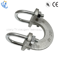 Attache de tuyau anti-ondulation sismique UTTERLY UTT18 pour tuyau d'irrigation de 8 pouces Sch 40 en fonte ductile QT450 pour la protection incendie