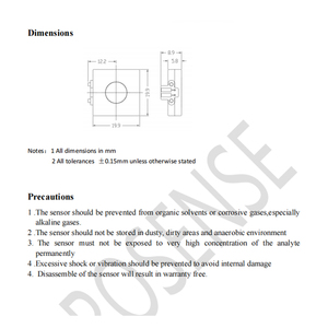 Hộ gia đình FC-<span class=keywords><strong>VOC</strong></span>-100 điện hóa tuổi thọ dài <span class=keywords><strong>VOC</strong></span> cảm biến <span class=keywords><strong>VOC</strong></span> mô-đun - Product Image 5