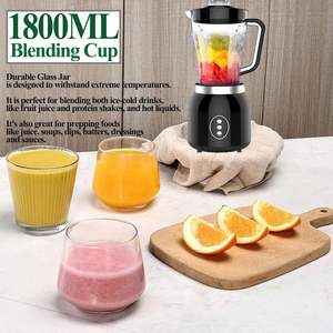 Mixeur industriel commercial 4-en-1 robuste à vitesse variable avec boîtier en acier inoxydable pour usage domestique – Vente en gros - Product Image 2