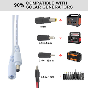 Câble d'extension de chargeur 12V avec connecteur 5,5*2,1 mm, prise mâle étanche, alimentation 5,5 2,5 mm, câble CC - Product Image 3