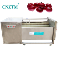 Machine automatique multifonctionnelle pour éplucher et nettoyer les légumes et fruits, y compris le gingembre et les oignons, avec fonction de découpe.