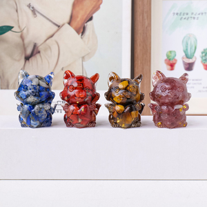 หินคริสตัลธรรมชาติสำหรับตกแต่งรูปหัวใจ<span class=keywords><strong>รัก</strong></span>และจิ้งจอก<span class=keywords><strong>เก้า</strong></span><span class=keywords><strong>หาง</strong></span> ขายส่ง - Product Image 3