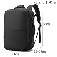 Nouveau sac à dos de voyage étanche USB à ouverture rapide, multifonctionnel, avec séparation humide/sec, idéal pour le travail et les voyages d'affaires