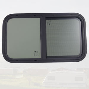 Fenêtre RV en alliage d'aluminium trempé de 1067*305mm en gros d'usine pour caravanes et maisons mobiles fenêtre coulissante de maison mobile - Product Image 1