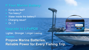 Batterie au lithium-ion 36V à décharge profonde pour applications marines, 36V 40Ah 60Ah 80Ah 100Ah, pour moteur de pêche à la traîne - Product Image 3