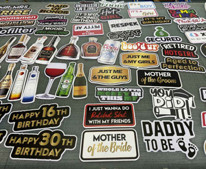 Party-Requisiten UV-Druck PVC-Requisiten Fotobox Langlebige 5mm Doppelseitige Kunststoff-Fotobox Selfie-Requisiten Schilder - Product Image 4