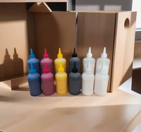 Encre blanche CMYK Premium en vrac 5600 5602 250ml pour imprimante DTF A3+ A2 A1 Eps L805 L1800 XP600 TX800 I1600 I3200 DX5 DX7