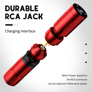 เครื่องสักโรตารี่ไร้สาย RCA แบบชาร์จไฟได้ พร้อมแบตเตอรี่คู่ ดิจิตอล สำหรับงานศิลปะบนร่างกาย ระดับมืออาชีพ - Product Image 2