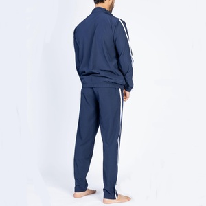 Ensemble de survêtement sportif pour homme avec fermeture éclair intégrale, logo personnalisé, polaire technique en polyester, sweat à capuche deux pièces, tenue de jogging - Product Image 6