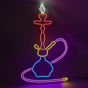 Insegna al <span class=keywords><strong>Neon</strong></span> Shisha narghilè luce al <span class=keywords><strong>Neon</strong></span> 5V dimmerabile 12V decorazione <span class=keywords><strong>da</strong></span> <span class=keywords><strong>parete</strong></span> appesa per ristorante fumo casa uomo negozio di caverne Bar Pub - Product Image 1