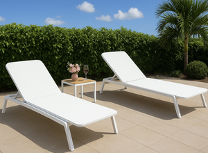 Chaise longue d'extérieur au <span class=keywords><strong>design</strong></span> moderne, vente en gros d'usine, imperméable, protection solaire, pour <span class=keywords><strong>bain</strong></span> <span class=keywords><strong>de</strong></span> <span class=keywords><strong>soleil</strong></span>, plage et bord <span class=keywords><strong>de</strong></span> piscine - Product Image 4