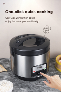 Factory Wholesale Hot Selling 2L/3L/4L/5L/6L Stainless Steel Rice Cooker for Household and Hotel Use Stainless Steel Housing Dur - Product Image 3