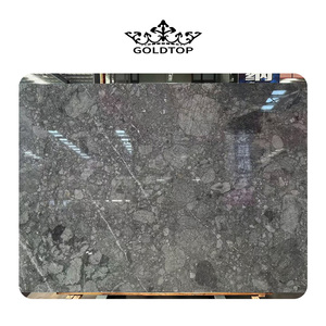 Losas y azulejos de mármol pulido natural <span class=keywords><strong>RITZ</strong></span> GREY Goldtop al por mayor para encimeras de mármol y tocadores de baño - Product Image 2