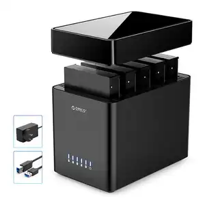 ORICO 5 Bay Hard Drive Docking Station USB 3.0 To SATA 5Gbps Magnetic 3.5 Inch HDD/SSD Enclosure Case DS500U3