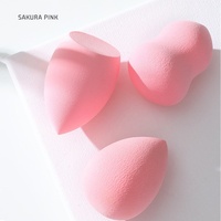 Éponge de maquillage multicolores sans latex, nouvelle, de haute qualité, pour le mélange de fond de teint, avec logo personnalisé, marque privée