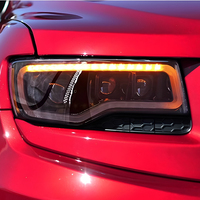 Ensemble de phares LED KGKB pour Jeep Grand Cherokee 2014-2021, haute qualité, trois projecteurs, clignotants séquentiels, plug and play