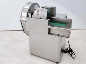 Goopikk điện 220V 120W * 2 điện rau mùi tây Chopper 2-30mm Trung Quốc hẹ máy cắt cần tây hành lá Máy cắt - Product Image 3