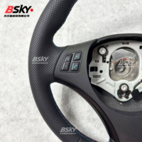 Volant en cuir personnalisé pour BMW E60 E88 E89 E87 E84 E82 E81 E70 E72 E91 E92 E93 E90, châssis E