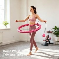 Cerceau de fitness intelligent lesté Easy Clean Surface pour la perte de poids et l'entraînement de la taille, adapté aux adultes, hommes, femmes, étudiants et enfants, entretien simple