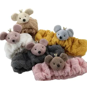 Mouse Head Headband Cute Wash Face Headband Bear Hair Band For Children Small Crown Headband