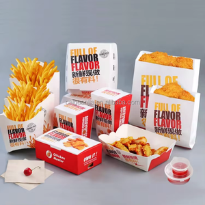 Boîte à hamburger gratuite frites <span class=keywords><strong>poulet</strong></span> côtelette de <span class=keywords><strong>poulet</strong></span> snack plateau coréen <span class=keywords><strong>poulet</strong></span> frit boîte de bateau à emporter - Product Image 1