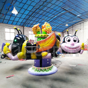 Manège Abeille Volante Rotatif pour Enfants, 8 places, en Acier et Fibre de Verre, pour Parcs d'Attractions et Jeux de Fête Foraine Intérieurs et Extérieurs - Product Image 2