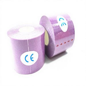 Cinta de Kinesiología Elástica, Vendaje Deportivo de 5 cm, Cinta Adhesiva Morada para Soporte Muscular en Tenis, Unisex, Pegamento Acrílico, Certificación CE - Product Image 1