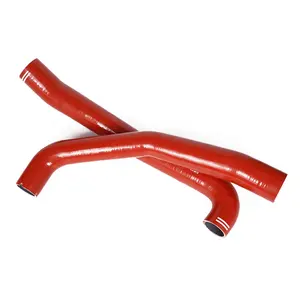 High Pressure Red Black Fluorine Oil Rubber Tube Silicone Hose for Car Truck