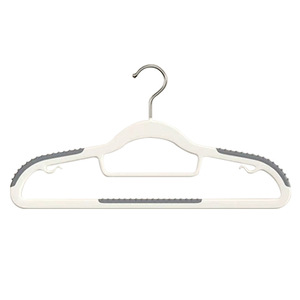 <b>Plastic</b> Hangers Non Slip Rubber Coated For Clothes Wardrobe Storage Home Use - Product Image 2