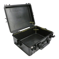 Valise en plastique de boîtier étanche moulé par injection de vente chaude de protecteurs d'usine de la Chine pour le type d'équipement outils caméras