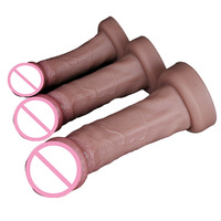 Dildo en silicone liquide pour hommes, vente en gros, pas cher, énorme, réaliste, monstre, artificiel, faux pénis