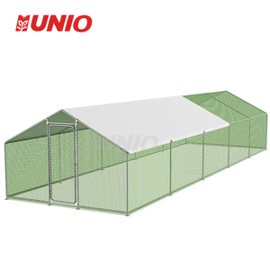 Venta caliente gallinero con parasol alambre de metal jaula de pollo al aire libre, gallinero jaula al aire libre - Product Image 1