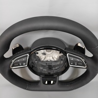 Volant en cuir noir personnalisé pour Audi TT A6 A6L A7 RS6 S6 C7 A4 A5 S4 B8 B8.5