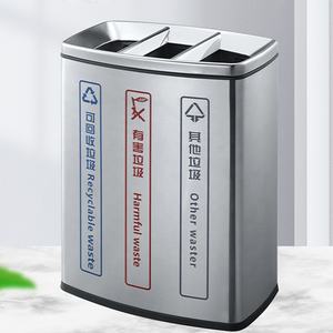 <span class=keywords><strong>Poubelle</strong></span> à <span class=keywords><strong>3</strong></span> <span class=keywords><strong>compartiments</strong></span> <span class=keywords><strong>poubelle</strong></span> de chambre d'hôtes d'hôtel pour restauration rapide <span class=keywords><strong>poubelle</strong></span> de tri <span class=keywords><strong>poubelle</strong></span> métallique <span class=keywords><strong>poubelle</strong></span> extérieure - Product Image 2