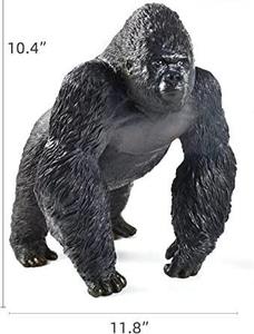 Figuras de Acción de <span class=keywords><strong>Godzilla</strong></span> de Batalla de Acero Dorado Realistas Personalizadas, Juguetes de <span class=keywords><strong>Gorila</strong></span> Masculino Negro, Adornos Decorativos - Product Image 2
