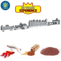 Machine d'extrusion d'aliments pour poissons en acier inoxydable entièrement automatique à double vis, ligne de production d'aliments pour poissons