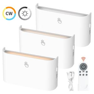 Lámpara Nocturna LED Regulable CCT de Diseño Moderno con Control Remoto Inteligente, Montaje Magnético en Pared, Cuerpo de ABS, Precio de Fábrica - Product Image 1