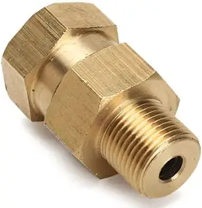 Universal 3/8" BSP brass pressure washer Rotary adapter Male to female hose fitting