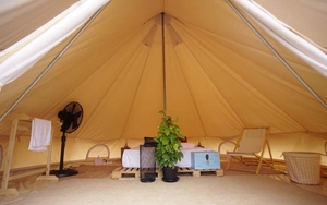 Tenda a Campana Personalizzata per <span class=keywords><strong>Glamping</strong></span> e Campeggio, 3m-7m, Impermeabile in Tela Oxford, Monostrato per Quattro Stagioni - Product Image 4
