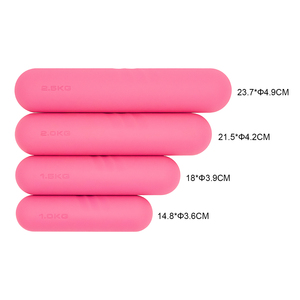 Custom Wholesale Home Gym Fitness High Quality <b>Small</b> Silicone Dumbbell Pilates Hand <b>Weights</b> Dumbells - Product Image 4