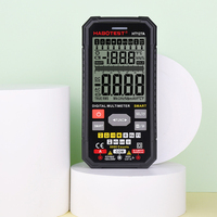 HABOTEST HT127A Multimeter Digital 6000 hitungan Autorange penggunaan rumah tangga tampilan 3 Digit bahan ABS indikator baterai rendah