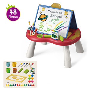 Children Cartoon Multi Functional Drawing Board Stand Magnetic Plastic 47x40x28cm Early <b>Education</b> <b>Toy</b> 3-6 Years - Product Image 3