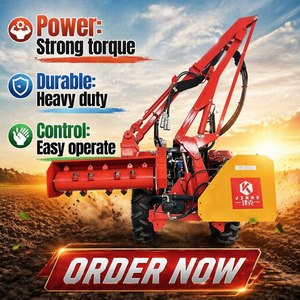 Podadora de árboles profesional con brazo lateral hidráulico para tractor, máquina de poda para huertos y granjas - Product Image 1