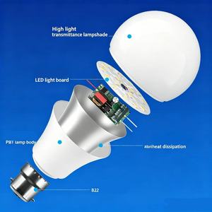 <span class=keywords><strong>Ampoule</strong></span> LED B22 à <span class=keywords><strong>baïonnette</strong></span> 5W 7W 9W 12W <span class=keywords><strong>15W</strong></span> 18W, Lampe à courant constant haute luminosité et à économie d'énergie pour usage domestique et commercial en intérieur, <span class=keywords><strong>Ampoule</strong></span> globe - Product Image 6