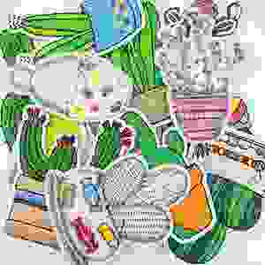 Parches Bordados Termoadhesivos de Cactus en Maceta para Decoración - Product Image 6